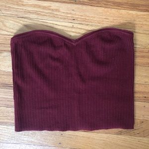 UO Tube Top Maroon